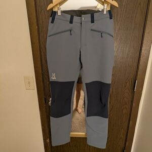 Haglöfs Women's Gray and Black Track Pants